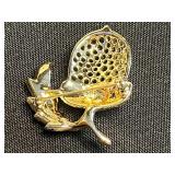 Turquoise Drop Pendant Necklace Set, Opal Like Pendant on 14K GF Chain; Plus Turquoise Turtle Earrings