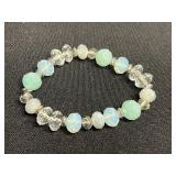 Metal Chain Necklace Lot - 3 Necklaces (one RMN) & Beaded Bracelet (Lot of 4)