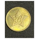 Plastic Assorted 5¢ Good-for-Trade Tokens for Crafting