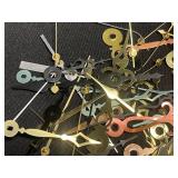 Assorted Clock Hands - Ornate Vintage Metal Pieces in Mixed Finishes for Jewelry Making