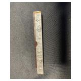 Vintage Jewelry Assortment: Maple-Leaf Charm Bracelet, Heart Locket, Engraved Bar & Hair Comb - quarter for scale