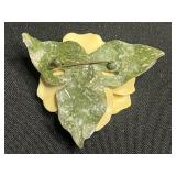 Sarah Coventry Gold-Tone Tassel Necklace, Black Bead Necklaces, Yellow Rose Cruver Chicago Brooch, Crystal Flower Earrings