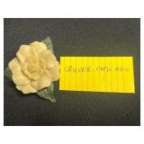 Sarah Coventry Gold-Tone Tassel Necklace, Black Bead Necklaces, Yellow Rose Cruver Chicago Brooch, Crystal Flower Earrings