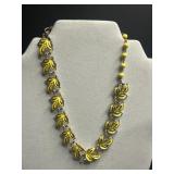 Three Vintage Necklaces Set - Gold-Tone Leaf, Crystal Chip, Bead Chain (Lot of 3), Carolee Dog Pin & More!