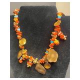 Karen Reed Necklace w Matching Earrings, Coral Bead Necklace, Carolee Scottie Dog Pin, Rhinestone Bracelet & More!