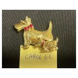 Karen Reed Necklace w Matching Earrings, Coral Bead Necklace, Carolee Scottie Dog Pin, Rhinestone Bracelet & More!