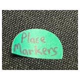 Three Arch Silhouette Frames & 2 Place Marker Plaques