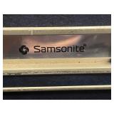 Samsonite 2800 Series Blue Hard-Side Suitcase Vintage 1985 Made in USA