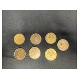 Narcotics Anonymous Recovery Medallions (Lot of 7)