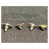 Vintage Religious Medals & Pins, Peterbilt Pins, 25th Anniversary Century Club Badge, Cross Pendant