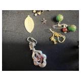 Vintage Costume Jewelry - Assorted Odds & Ends for Jewelry Making - Charms, Pendants & Beads Collection