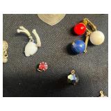 Vintage Costume Jewelry - Assorted Odds & Ends for Jewelry Making - Charms, Pendants & Beads Collection