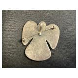 Bless Your Irish Heart Pendant Necklace with Clover Back & Leaf & Butterfly Charms & Assort3d Earrings