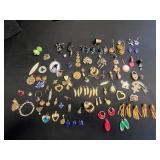 HUGE Lot of Costume Jewelry Mix: Earrings, Pendants & Charms for Jewelry Making