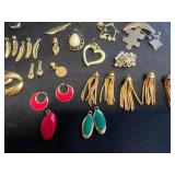 HUGE Lot of Costume Jewelry Mix: Earrings, Pendants & Charms for Jewelry Making