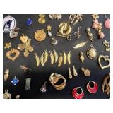 HUGE Lot of Costume Jewelry Mix: Earrings, Pendants & Charms for Jewelry Making