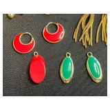 HUGE Lot of Costume Jewelry Mix: Earrings, Pendants & Charms for Jewelry Making