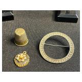 Northwest Orient Wing Pin - Assorted Vintage Costume Jewelry: Earrings, Rings & Pendants