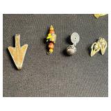 Northwest Orient Wing Pin - Assorted Vintage Costume Jewelry: Earrings, Rings & Pendants