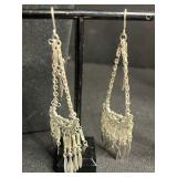 Assorted Costume Jewelry Lot - Avon Cameo Pendant, Orange Bead Necklace, Filigree Earrings