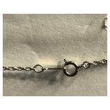 Silver Tone Necklace w Pearl Pendant (unauthenticated), Pendants, Turquoise Mosaic Circle, Assortment of Earrings