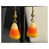 Gold-Tone Heart Filigree Pendant Necklace Set with Assortment of Earrings