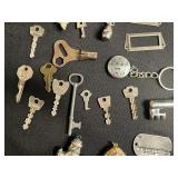 Assorted Vintage Keys and Jewelry - Charms, Pendants, Frames, Tags for Jewelry Making