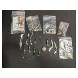 Beads & Charms for Jewelry Making - Turquoise Tubes, Pearls, Leaves, Moon & Heart Pendants