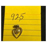 Sterling and Avon Pendants & Assorted Jewelry Charms & Bracelets - Gold & Silver Tone Mixed Metals