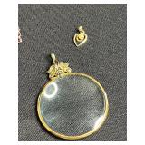 Sterling and Avon Pendants & Assorted Jewelry Charms & Bracelets - Gold & Silver Tone Mixed Metals