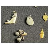 Sterling and Avon Pendants & Assorted Jewelry Charms & Bracelets - Gold & Silver Tone Mixed Metals