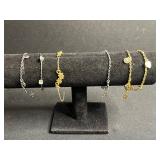 Sterling and Avon Pendants & Assorted Jewelry Charms & Bracelets - Gold & Silver Tone Mixed Metals