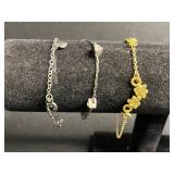 Sterling and Avon Pendants & Assorted Jewelry Charms & Bracelets - Gold & Silver Tone Mixed Metals