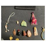 Sterling and Avon Pendants & Assorted Jewelry Charms & Bracelets - Gold & Silver Tone Mixed Metals