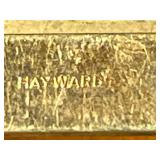 Vintage Manleigh Gold-Tone Tie Clip, Hayward Watch Chain, Pendants, Charms & Earrings