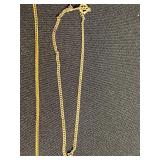 Vintage Manleigh Gold-Tone Tie Clip, Hayward Watch Chain, Pendants, Charms & Earrings