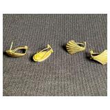 Vintage Manleigh Gold-Tone Tie Clip, Hayward Watch Chain, Pendants, Charms & Earrings