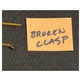 Vintage Manleigh Gold-Tone Tie Clip, Hayward Watch Chain, Pendants, Charms & Earrings