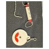 8-Ball Pendant Necklace on Ball Chain with Assorted Vintage Charms, Buckles & Keys for Jewelry Making