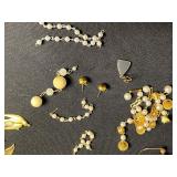 Assorted Jewelry Findings & Charms - Gold-tone & Silver-tone with Pearls for Jewelry Making