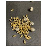 Assorted Jewelry Findings & Charms - Gold-tone & Silver-tone with Pearls for Jewelry Making