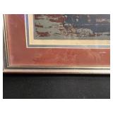 Signed Sailboat Print - Limited Edition (3/10) 23x24 Framed Artwork