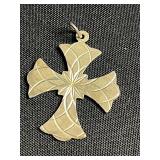 Amber Pendant Necklace on Gold Chain and Assortment of Pendants (Lot of 4)