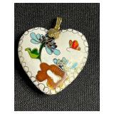 Amber Pendant Necklace on Gold Chain and Assortment of Pendants (Lot of 4)