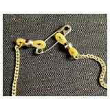 Large Lot of SINGLE Costume Assorted Earrings & Eyeglass Holder Chain