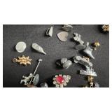 Assorted Jewelry Charms, Beads & Pearl Strand - Odds & Ends for Jewelry Making Craft Supplies