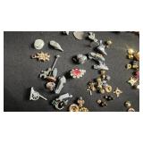 Assorted Jewelry Charms, Beads & Pearl Strand - Odds & Ends for Jewelry Making Craft Supplies