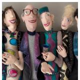 DR - Seven Person Soft Sculpture by Caty Carlin