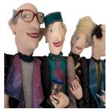 DR - Seven Person Soft Sculpture by Caty Carlin