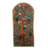 LR - Vintage Metal Wall Art - Tree with Birds & Fruit - Tree of Abundance/Tree of Life